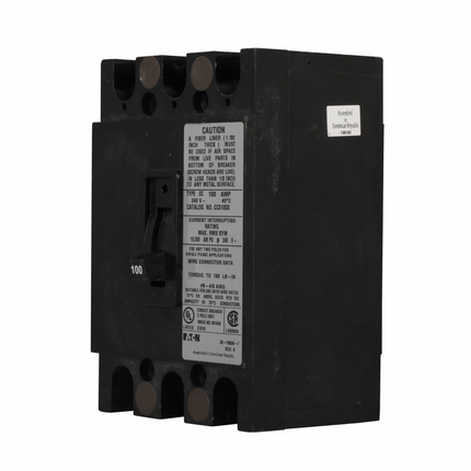 Eaton BR main breaker kit,Molded case breaker,225 A,10 kAIC,Three-pole,240 V,!,#2/0 AWG-300 kcmil Cu/Al,CC,Type ECC Unit enclosures