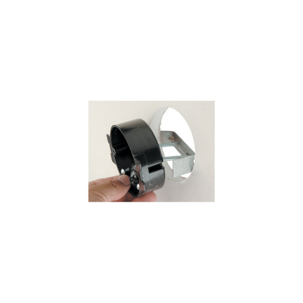 Small diameter sconce box for retrofit construction. 3-1/4" diameter. 6.8 cu. in. 3lb sconce light rating.
