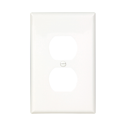 Mid-size Duplex Receptacle Wallplate