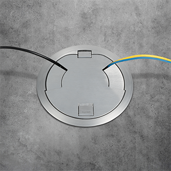 8IN PREWIRED SURF STYLE ASSEMBLY AA BRUSHED ALUMINUM