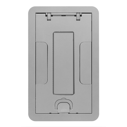 CFB2G & CFB4G Rectangular Series, Surface Cover Assembly, Aluminum Powder Paint Finish with Floor Insert