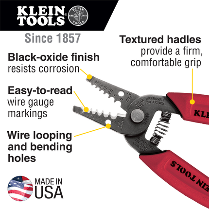 Wire Stripper/Cutter for 8-16 AWG Stranded Wire