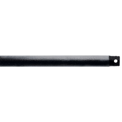 Dual Thread 18" Downrod Distressed Black