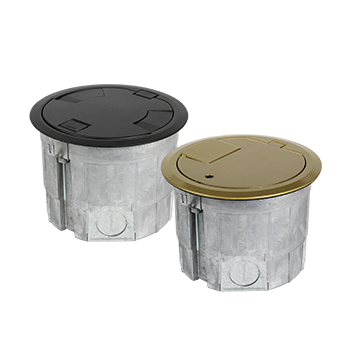 CRFB SeriesTM CRFB4 Four Gang Round Raised Floor Box