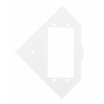 RAFB4 Series, Mounting Plate, 1-Gang, (1) StyleLine/Decorator Opening