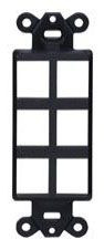 ISF6BK, Decorator Outlet Frame