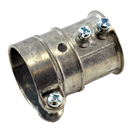 Combination EMT To FMC Transition Coupling 1-1/4" To 1-1/4", Zinc
