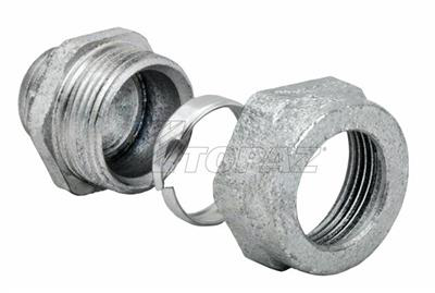 3-1/2" Compression Type Malleable Iron Rigid Connectors