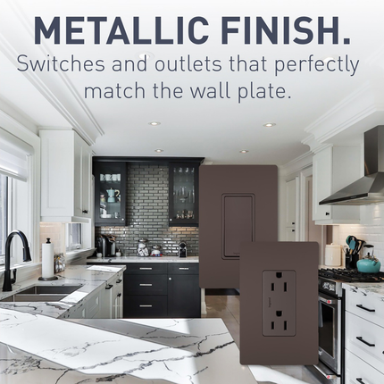 radiant® CFL/LED Dimmer, Dark Bronze
