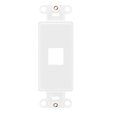 QUICKPORT‚Ñ¢ Decora Insert, 1-Port, White