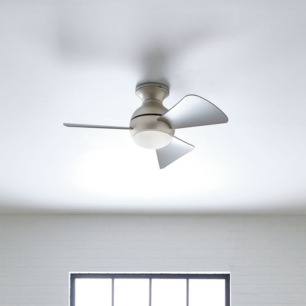 Sola LED 34" Fan Brushed Nickel