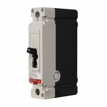 Eaton Series C complete molded case circuit breaker, F-frame, EHD, Complete breaker, Fixed thermal, Fixed magnetic trip type, Single-pole, 20 A, Load side, 50/60 Hz