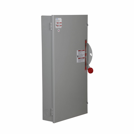 Eaton Heavy duty double-throw non-fused safety switch, 200 A, NEMA 1, Painted steel, Non-fusible, Two-pole, Two-wire, 240 Vac, 250 Vdc