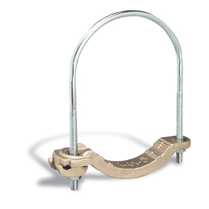 WTR PIPE GRD CLMP, 4-4/0, 10IN PIPE