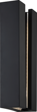Zorin; LED Wall Sconce; Aged Bronze Finish with Crackle Glass