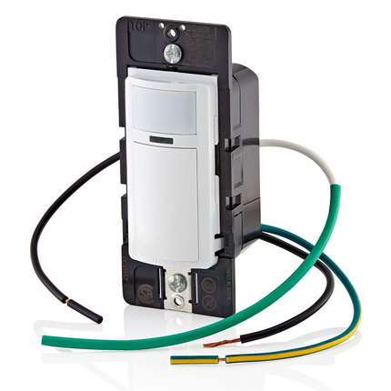 Decora Occupancy Motion Sensor Light Switch, Auto-On, 2A, Residential Grade, Single Pole