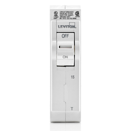 15A 1-Pole Standard Thermal Magnetic Branch Circuit Breaker
