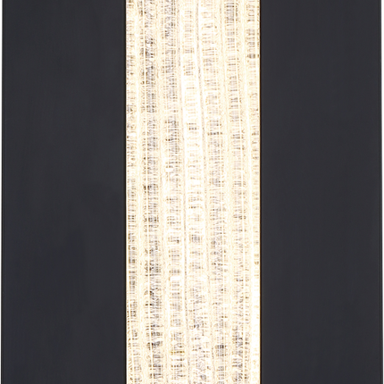 Zorin; LED Wall Sconce; Aged Bronze Finish with Crackle Glass