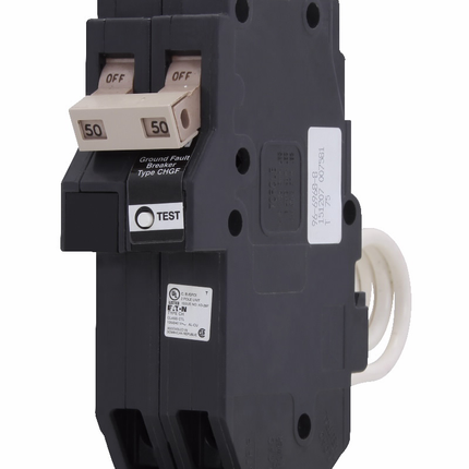 Eaton CH GFCI circuit breaker,Plug-in circuit breaker,30 A,10 kAIC,Two-pole,120/240 V,CH,Common,GFI,5 mA