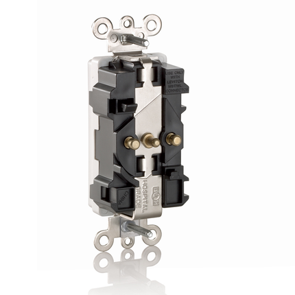 Lev-Lok Tamper-Resistant Duplex Receptacle