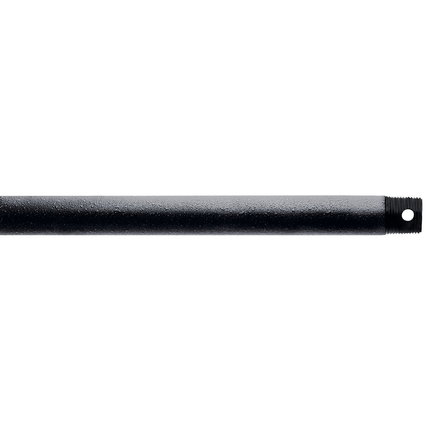 Dual Thread 60" Downrod Distressed Black