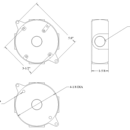 30316B, Weatherproof Box Extension