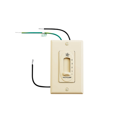 4 Speed Fan Slide Control Ivory