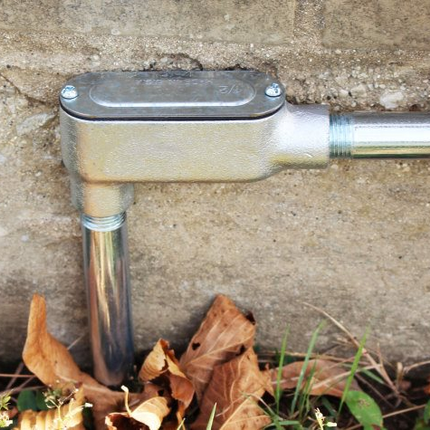 MLB50 - One-Half In. LB Style Conduit Body Malleable Iron, 10 Pak