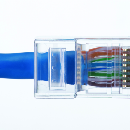 CAT5e Feed-Thru Modular Plugs -50 pk