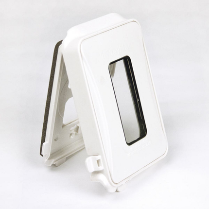 1-Gang Weatherproof In-Use Cover, Expandable, White