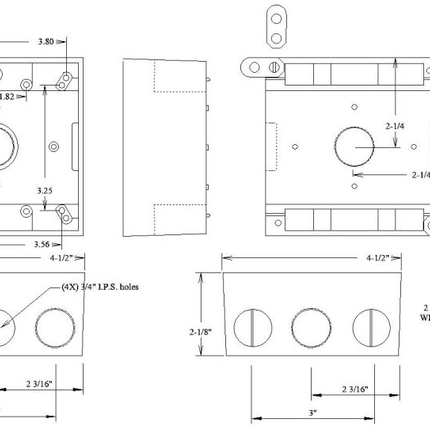 30242, Weatherproof Outlet Box