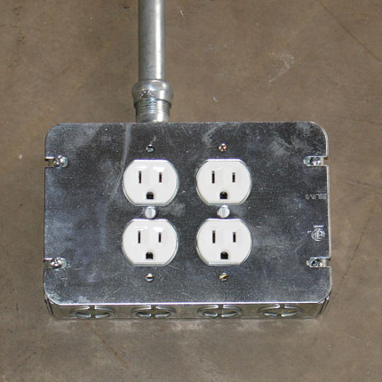 GBDUP-2 - Duplex Device Two Gang Multi-Gang Box Cover, 5 Pak