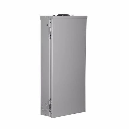 Eaton BR main lug loadcenter,No feed-thru lugs, 200 A,D1R,Aluminum, NEMA 3R,Metallic,25 kAIC,BWH,NEMA 3R,40 Circuits,Twenty-four pole,30 Spaces,Three-wire,Single-phase,Type BR 1-inch breakers,120/240V,#1 AWG-300 kcmil Cu/Al