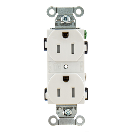 Construction/Commercial Receptacles BR15WHITR