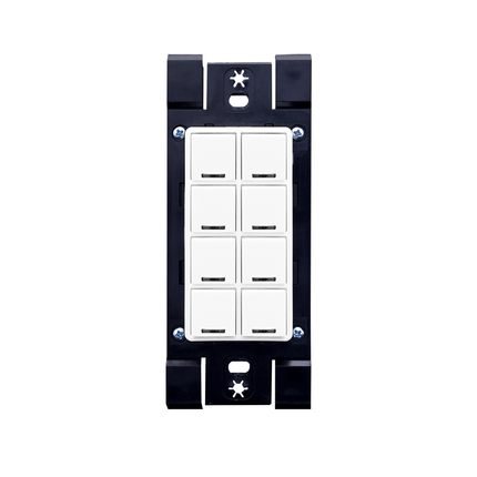 Keypad Room Controller, 8 Button, Lumina™ RF