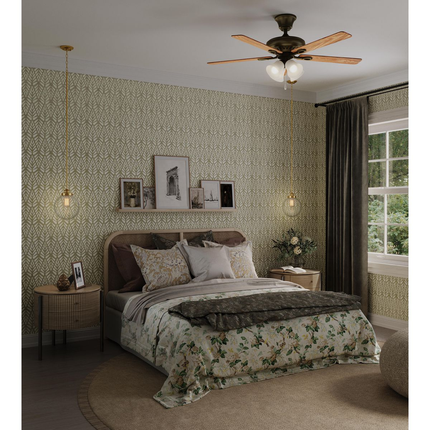 Four-light ceiling fan light
