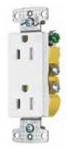 RRD15SWRTR, Straight Blade Receptacle