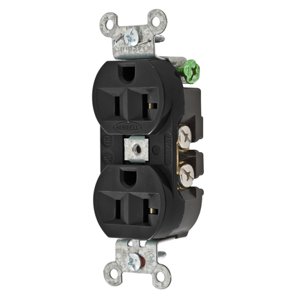 Construction/Commercial Receptacles 5362BLK