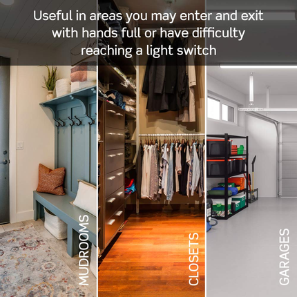 Decora Occupancy Motion Sensor Light Switch, Auto-On, 5A, Residential Grade, Single Pole or 3-Way
