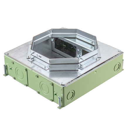 Floor Boxes, SystemOne Recessed 4 Gang Floor Box, CFB4G30RCR