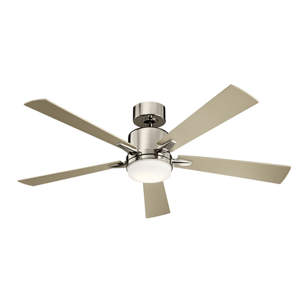 Lucian LED 52" 5 Blade Fan in Nickel
