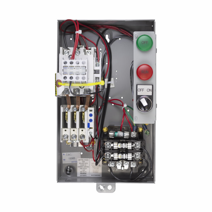Eaton Freedom NEMA motor control starter, 440V/50 Hz-460V/60 Hz, NEMA 1, Non-combination non-reversing starter, NEMA size 2