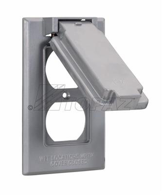 Single Gang Vertical Duplex Cover