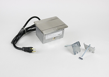 Cord Ended deQuorum™ Single Flip Up Unit with USB