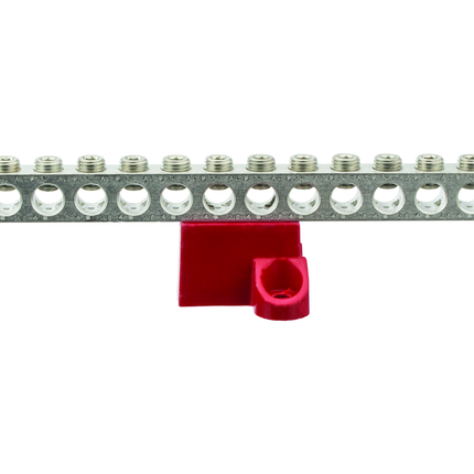 Aluminum Isolated Ground Bar, AL/CU 2/0-14 AWG Range, 14 Circuits