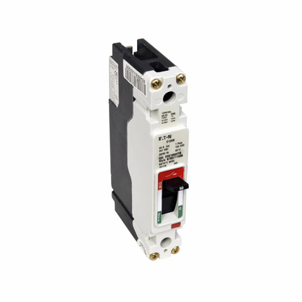 Eaton Series G molded case circuit breaker, EG-frame, EG, Complete breaker, Fixed thermal, fixed magnetic trip, Single-pole, 40A, 600Y/347 Vac, 100 kAIC at 240 Vac, 65 kAIC at 480 Vac, 35 kAIC at 600Y/347 Vac, Bolt-on, 50/60 Hz