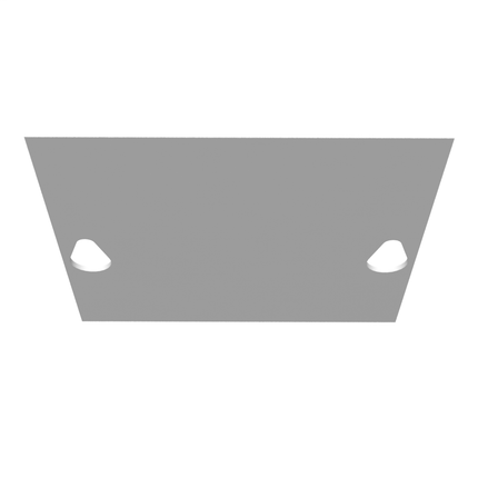 Front Cover Type 1 4X4 Screw Cover ANSI 61 Gray Steel