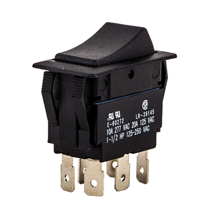 Rocker Switch Maintained DPDT On-On