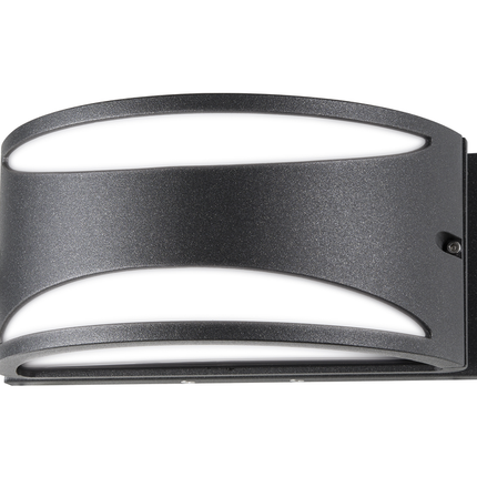 Genova LED Wall Sconce; Anthracite Finish