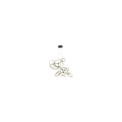 HUBBARDTON FORGE 138920-SKT-STND-10-84 ADJUSTABLE CABLE-HUNG PENDANT WITH ADJUSTABLE OUTER RINGS